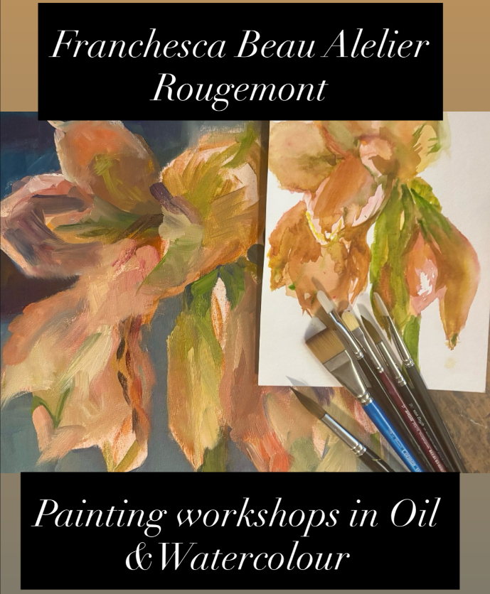 Painted by workshop participants at Atelier Beaux Arts
