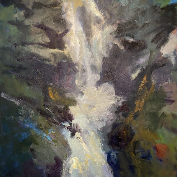 WATERFALL 2023 | 100x80cm | oil on canvas