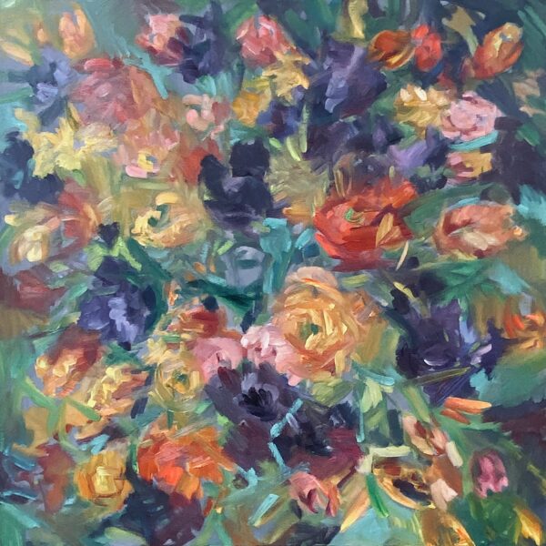 COLOUR BOUQUET 2022 | 80x80cm | oil on canvas