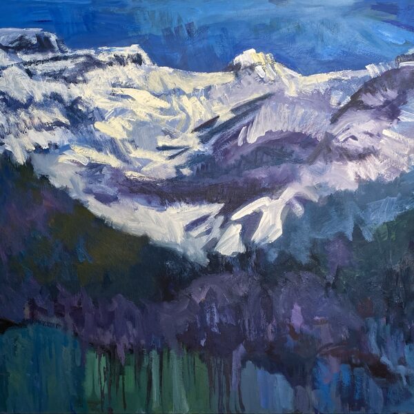 LES DIABLERETS MOUNTAIN MASSIF 2023 | 120x160cm  | oil on canvas