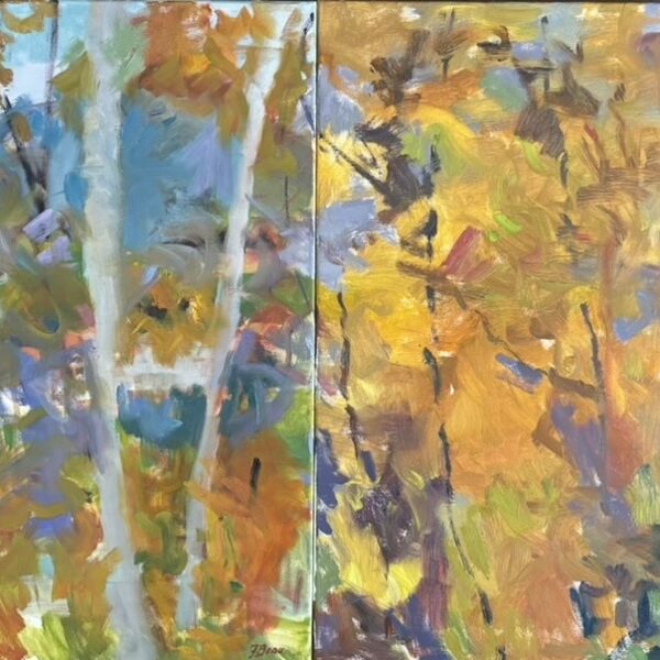 FALL 23 2023 | diptych 2x80x80cm | oil on canvas