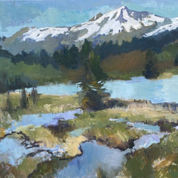 SPRING AT LAUENENSEE 2025 | 80X100 cm | oil on canvas