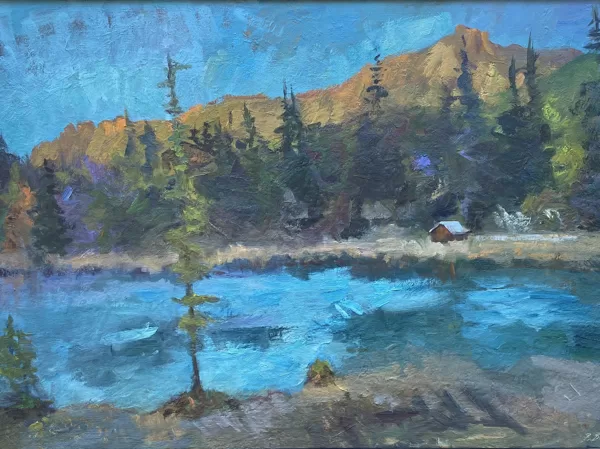 AUTUMN AT LAUENENSEE 2025 | 80X100 cm | oil on canvas