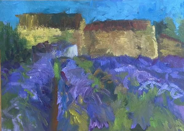 PROVENCE LAVENDER 2023 | 50x70cm | oil on board -framed