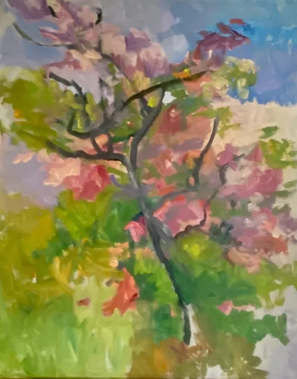 SPRING BLOSSOMS 2023 | 100x80cm | oil on canvas -framed