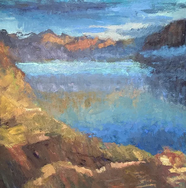 LAVAUX - Earth, Vines and Shimmer 2026 | 90X90 cm | oil on canvas
