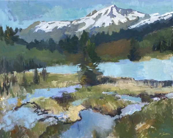 SPRING AT LAUENENSEE 2025 | 80X100 cm | oil on canvas