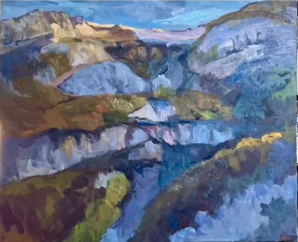 AUTOM AT LES DIABLERETS 2023 | 100X120 cm | oil on canvas