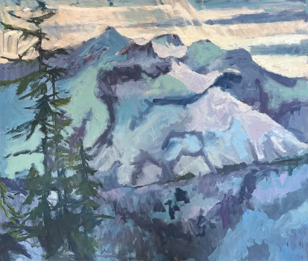 OLDENHORN FORM WASSERNGRAT 2025 | 120X140 cm | oil on canvas