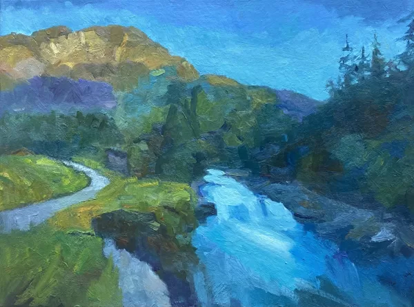SARINE AT LES MOULINS 2025 50X60 cm | oil on canvas